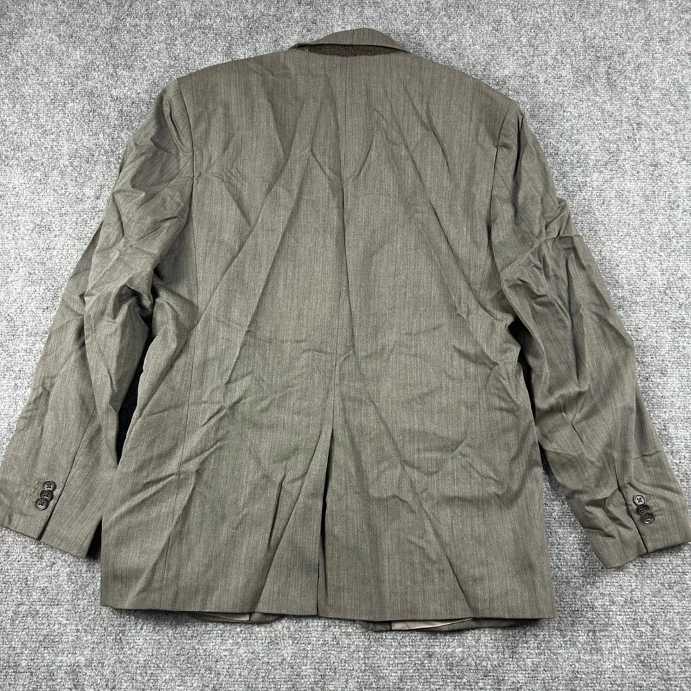 Banana‎ Republic Blazer Men 42R Brown Wool Herringbone Modern Fit Sport Coat